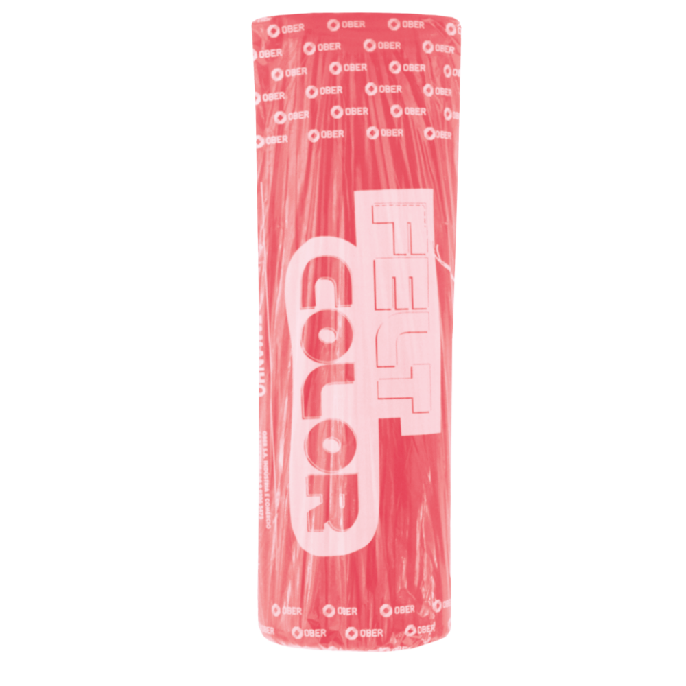 Feltro Feltcolor Liso Coral fluorescente - 10m x 1,40m (Rolo)