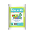 Feltro Feltcolor Liso Verde Neon - 70cm x 50cm