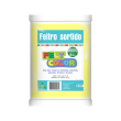 Feltro Feltcolor Liso Amarelo Mel - 70cm x 50cm