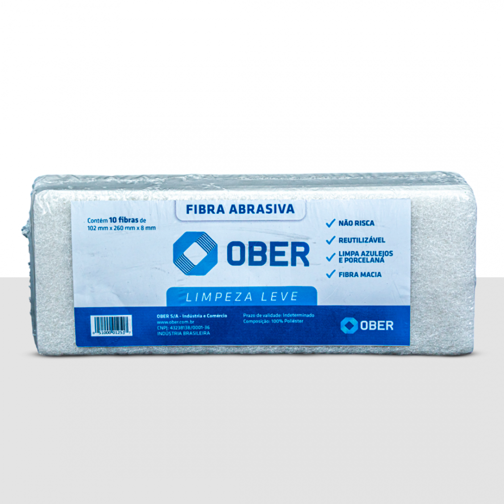 Fibra De Limpeza Leve Limtech 10 Unidades - 470g/m²