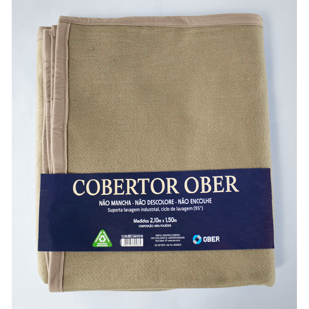 Cobertor Profissional Ober - 2,10m X 1,50m - Areia
