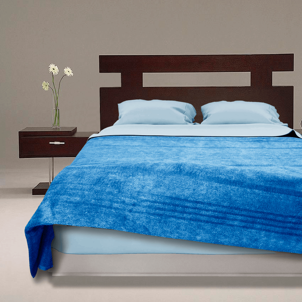 Cobertor Sonetto - 2,0m X 1,75m - Azul