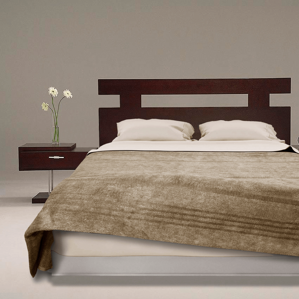 Cobertor Sonetto - 2,0m X 1,75m - Marrom