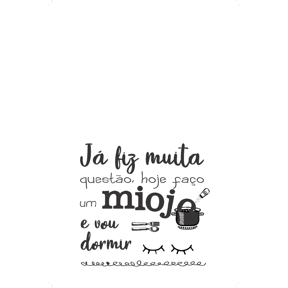 Pano De Prato Estampado Frases Sortidas - 40cm X 68cm