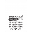 Pano De Prato Estampado Frases Sortidas - 40cm X 68cm