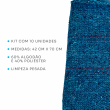 Kit 10 Esfregão Superflex Azul Escuro - 70cm x 41cm