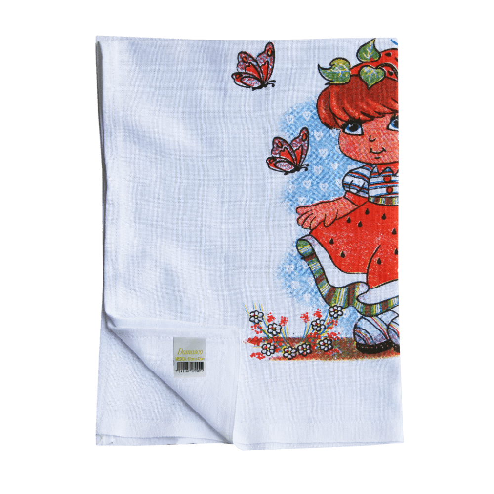 Kit 5 Pano De Prato Damasco Estampado - 48cm X 68cm