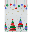 Kit 5 Pano de Prato Reno Metalizado Natal - 59cm X 40cm
