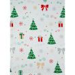 Kit 5 Pano de Prato Reno Metalizado Natal - 59cm X 40cm